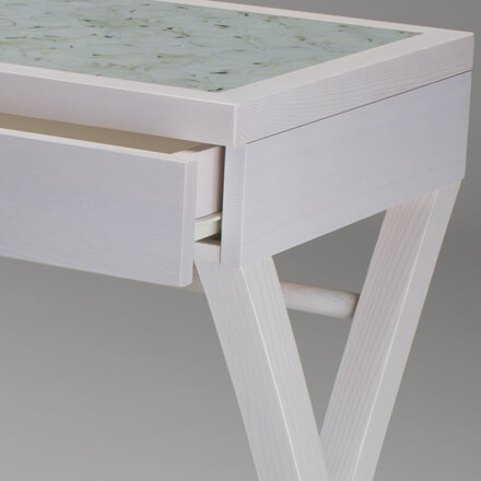 Table de maquillage professionnel blanche Table de maquillage professionnel blanche