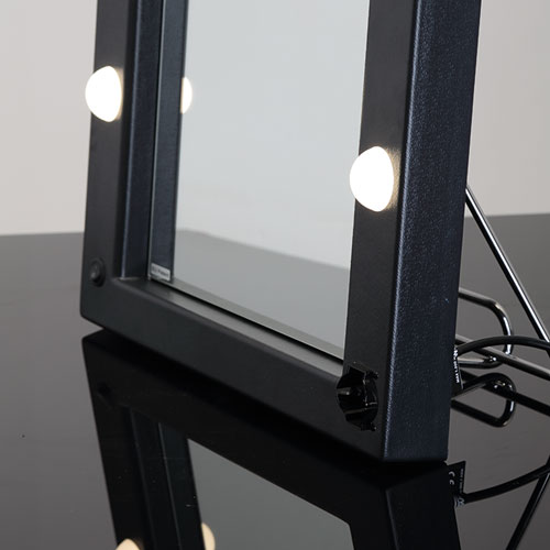 miroir de table pour barbier