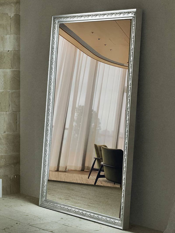 Grand miroir mural avec cadre en bois, 1020x1865